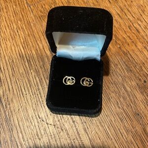 Gucci Iconic GG 18k Gold Earrings